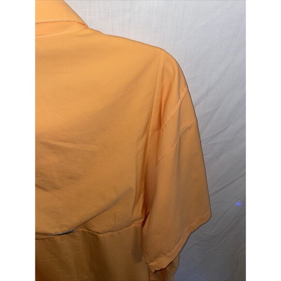 Columbia Tamiami Men’s Guide Shirt Size 2XL Orange Omnishade Athleisure Fishing - Picture 10 of 12